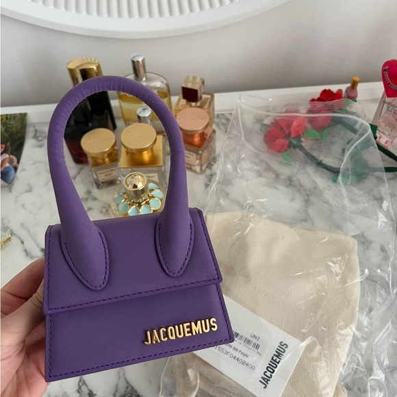 BRAND NEW Jacquemus Purple le Chiquito Bag - Picture 4 of 14